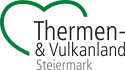 Image of Thermen und Vulkanland Steiermark logo as top partner of the tree hotel in Styrassic Park